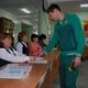 Фото ИА «24-kg.com». Избирательный участок № 1239 в новостройке «Ак-Босого», Бишкек, 2017 год
