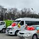 Фото мэрии Оша. Полученные от спонспоров авто