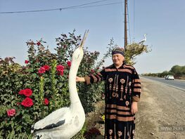 Любовь и&nbsp;тысяча сомов: как в&nbsp;Баткене семья подарила путникам цветочный оазис 