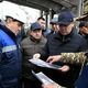 Фото пресс-службы президента Кыргызстана. Садыр Жапаров посетил ТЭЦ