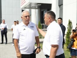 World football legend Hristo Stoichkov visits Kyrgyzstan