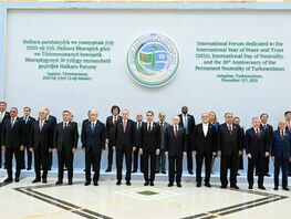 Forum in Turkmenistan: Presidents gather in Ashgabat