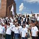 Фото партии «Социал-демократы» . Члены политобъединения на площади Ала-Тоо