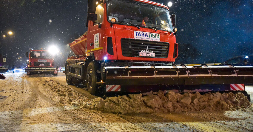 Бишкек очищают от&nbsp;снега: коммунальные службы переведены на&nbsp;круглосуточный режим 