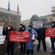 Фото 24-kg.com. Горожане вышли на митинг с требованием отменить ПДП