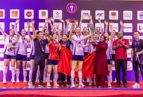 Волейболистки из&nbsp;Кыргызстана выиграли турнир на&nbsp;Мальдивах 