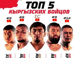 АСА ММА сформировала топ-5 лучших бойцов из&nbsp;Кыргызстана 