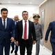 Фото пресс-службы президента КР. Торжественное открытие нового административного здания в Джалал-Абаде