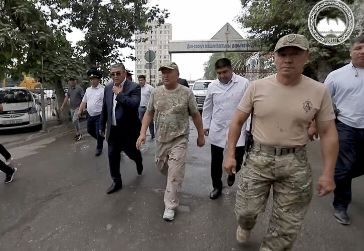 скриншот из видео мэрии Оша