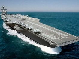 В&nbsp;США спустили на&nbsp;воду новейший суперавианосец John F. Kennedy 