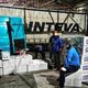 Фото ГСБЭП. Грузовики незаконно перевозили крупную партию сигарет
