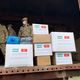 Фото пресс-службы МЧС. В Бишкек привезли гуманитарную помощь из Узбекистана