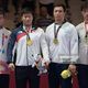 Фото gettyimages. Узур Джузупбеков (справа) на Азиатских играх-2018