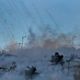 Фото GETTY IMAGES. Полиция применила для разгона протестующих слезоточивый газ